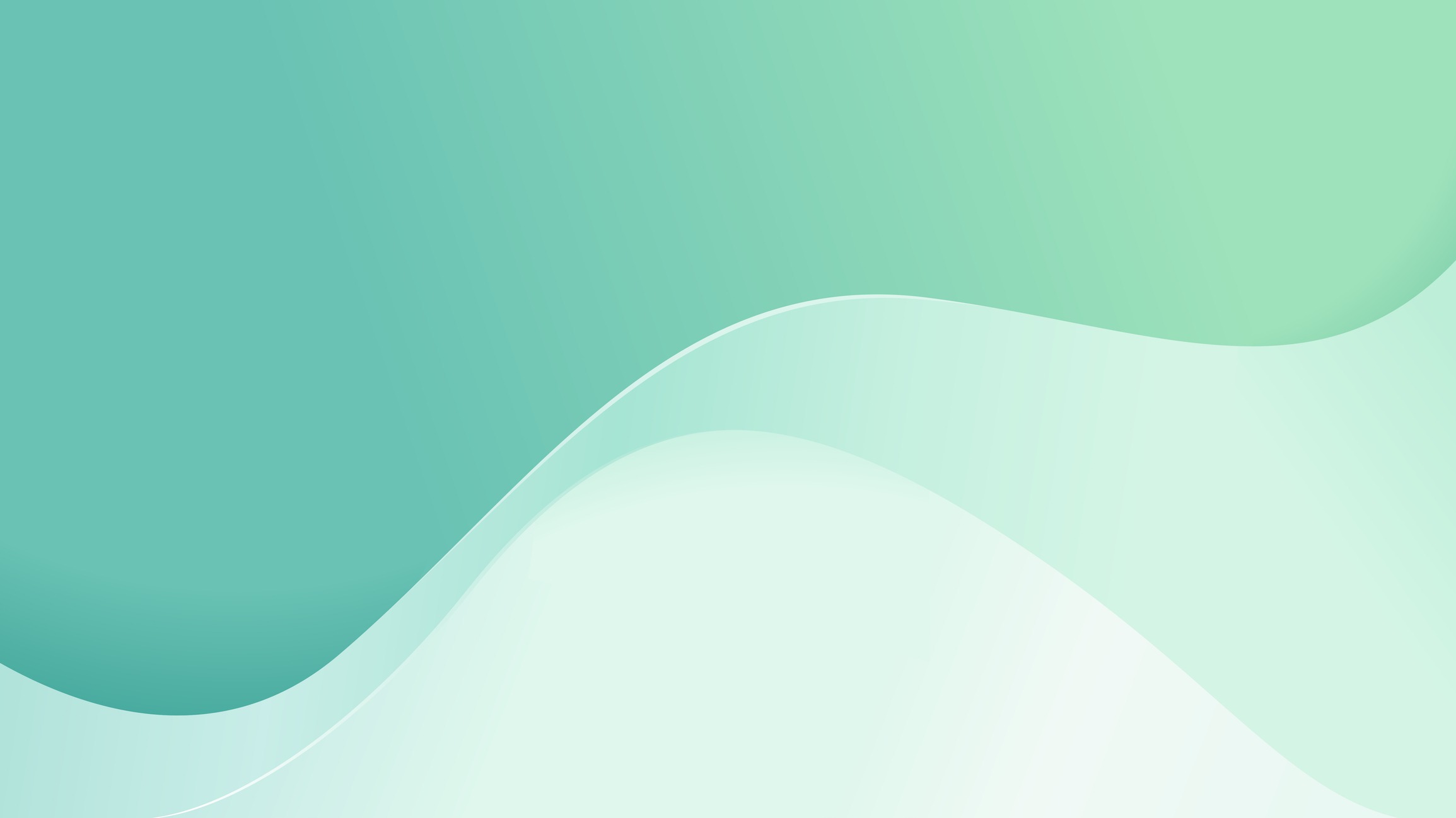 Abstract design with flowing, wavy lines in green shades, creating a smooth, serene aesthetic. No landmarks, historical buildings, or people present.